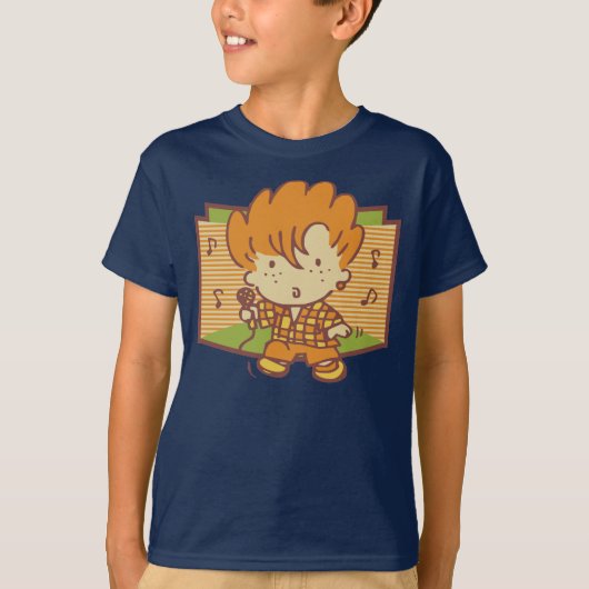 Singing Boy Kind T-shirt (Voorkant)
