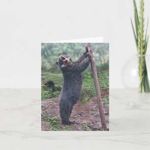 Singing Bubu Notecard Kaart