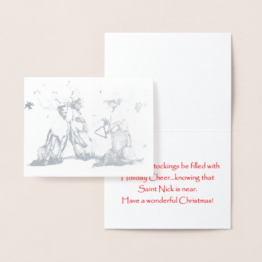 Singing Cariou Whimsical-feestdag Folie Kaarten (Display)