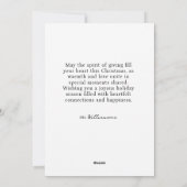 Singing Cats Jolly Whishes Christmas Holiday Card Feestdagenkaart (Achterkant)