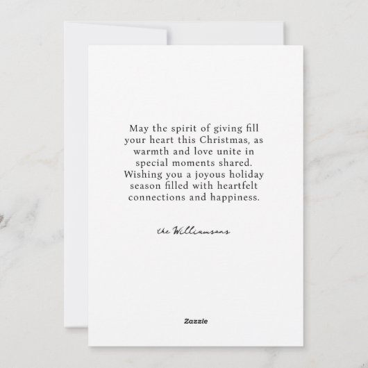 Singing Cats Jolly Whishes Christmas Holiday Card Feestdagenkaart (Achterkant)