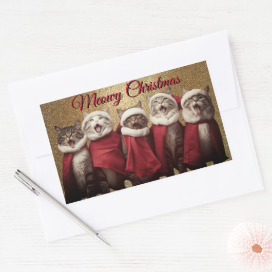 Singing Cats Sticker (Envelop)