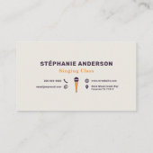 Singing Class Visitekaartje (Achterkant)