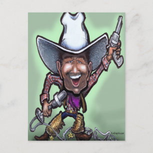 Singing Cowboy Briefkaart