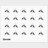 Singing Crows Stickers (Vel)