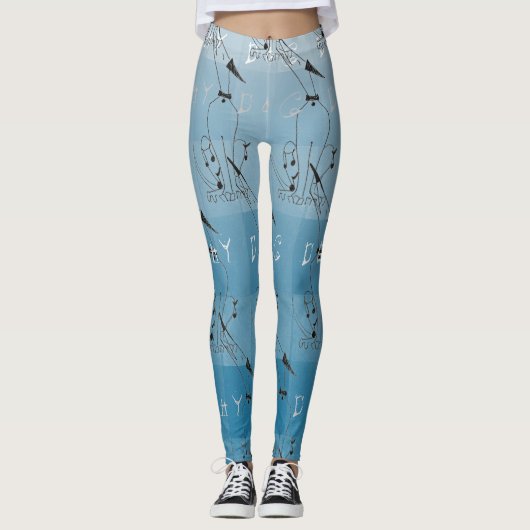 Singing Dog Leggings (Voorkant)