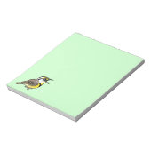 Singing Eastern Meadowlark Notitieblok (Linkerzijde)