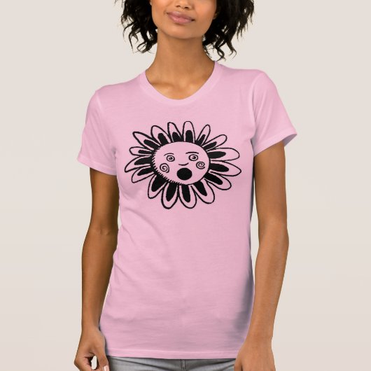 Singing Flower - Gepersonaliseerd T-shirt (Voorkant)