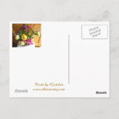 Singing Flowers Happy Birthday Briefkaart (Achterkant)