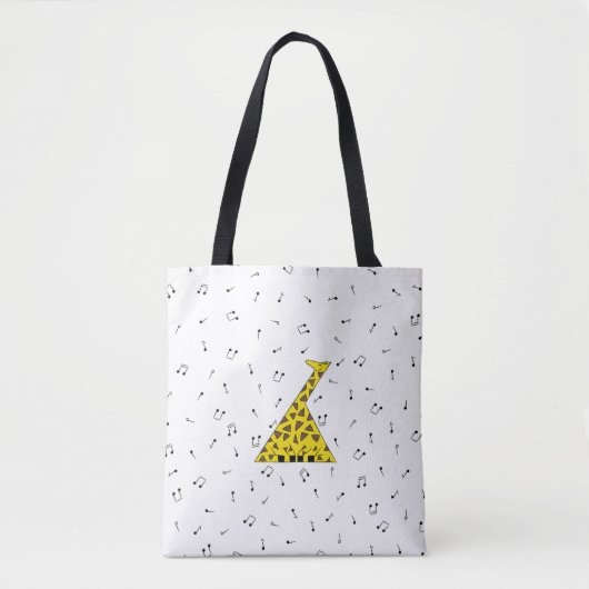 Singing Giraffe Bag Tote Bag (Voorkant)