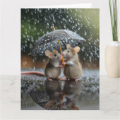 Singing in the rain kaart (Voorkant)