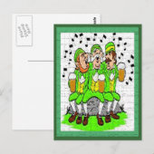 Singing Irish Briefkaart (Voorkant / Achterkant)