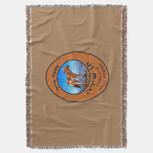 Singing Jackal Amber Ale Deken (Voorkant Verticaal)