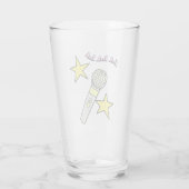 Singing Karaoke Glass Tumbler (Achterkant)
