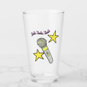 Singing Karaoke Glass Tumbler (Voorkant)