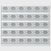 Singing License Cadeaupapier (Vlak)