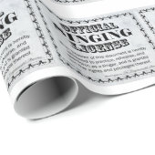 Singing License Cadeaupapier (Rol Hoek)