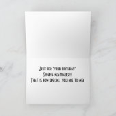 "SINGING MEATBALL", ALLEEN VOOR "UW" *18e* MAANDAG Kaart (Binnen)