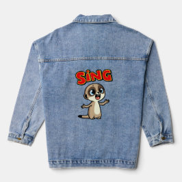 Singing Meerkat Denim Jacket