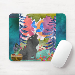 SINGING MET ANGELS Lapphund - Mousepad Muismat