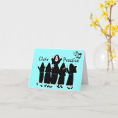 Singing Nuns "Choir Practice" Note Cards-Adorable Kaart (Gele Bloem)