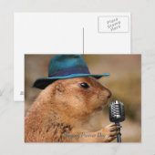 Singing Prairie Dog Briefkaart (Voorkant / Achterkant)