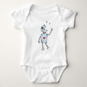 Singing Robot Baby Romper (Voorkant)
