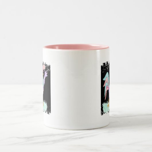 Singing Rooster Tweekleurige Koffiemok (Center)