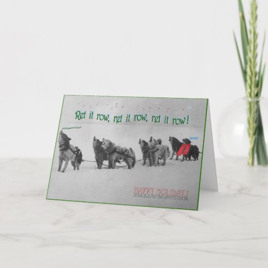 Singing Sled Dogs: Sitka Alaska Malamute Choir Kaart (Voorkant)