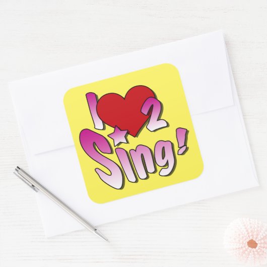 Singing Sticker (Envelop)