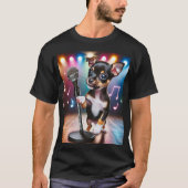 Singing Toy Rat Terrier T-shirt (Voorkant)