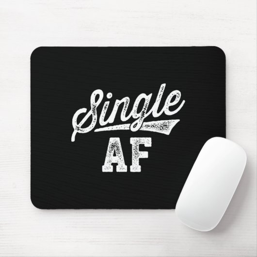 Single Af Funny Singles Awareness Day Anti-valenti Muismat (Met muis)
