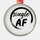 Single AF Metalen Ornament (Voorkant)
