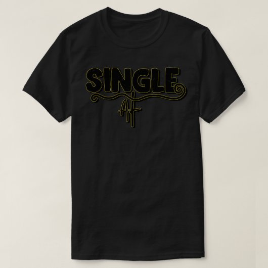 Single Af T-shirt (Design voorkant)