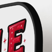 Single and Fabulous Anti Valentines Day Pickleball Paddle (Links Detail)