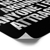 Single And Ready To Get Nervous Around Anyone  Poster (Hoek)