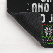 Single And Ready To Jingle Ugly Christmas Sweater  Muismat (Hoek)