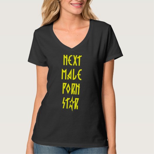 Single Awareness Nymphomaniac Gold A Nice heeft T-shirt (Voorkant)