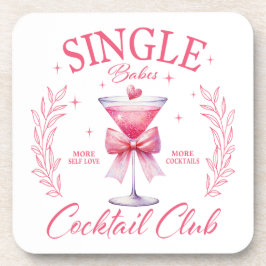 Single Babe Cocktail Club Onderzetter Set