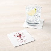 Single Babes Valentijnsdag Feest Roze Cocktail Kartonnen Onderzetters (Insitu)