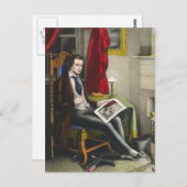 Single Bachelor Painting Briefkaart (Voorkant / Achterkant)