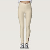 Single Beige Buffalo Leggings (Voorkant)