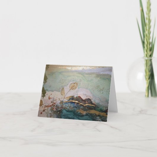 single bloom notecard kaart (Voorkant)