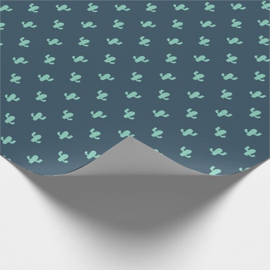 Single Cactus Pattern Cadeaupapier (Hoek)