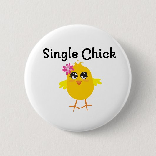 Single Chick Ronde Button 5,7 Cm (Voorkant)
