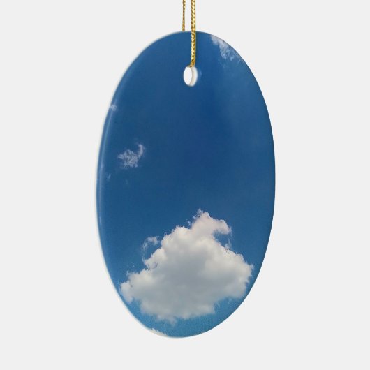 Single cloud keramisch ornament (Rechts)