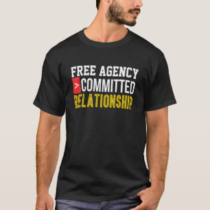 Single Commitment Relatie Online Dating Bro G T-shirt