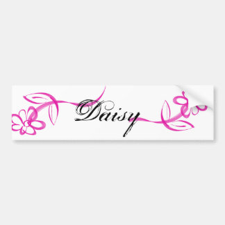 Single Daisy logo Bumpersticker