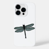 Single Dragonfly Line Drawing Art Case-Mate iPhone Case (Achterkant)