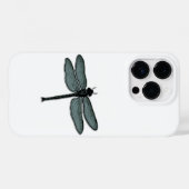 Single Dragonfly Line Drawing Art Case-Mate iPhone Case (Achterkant (horizontaal))